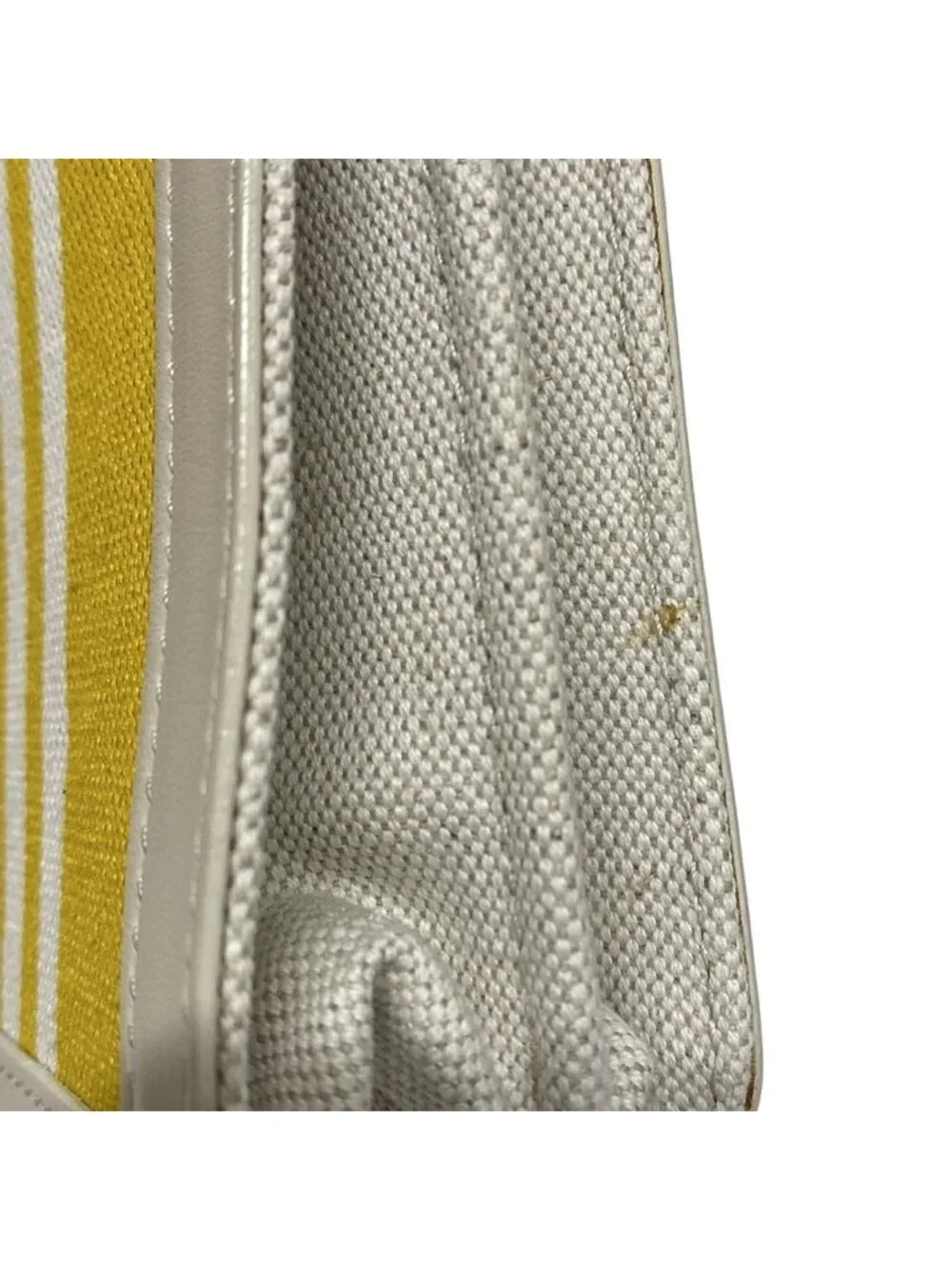 Balenciaga Shoulder Bag Navy Pochette Yellow Leather - Picture 13 of 15